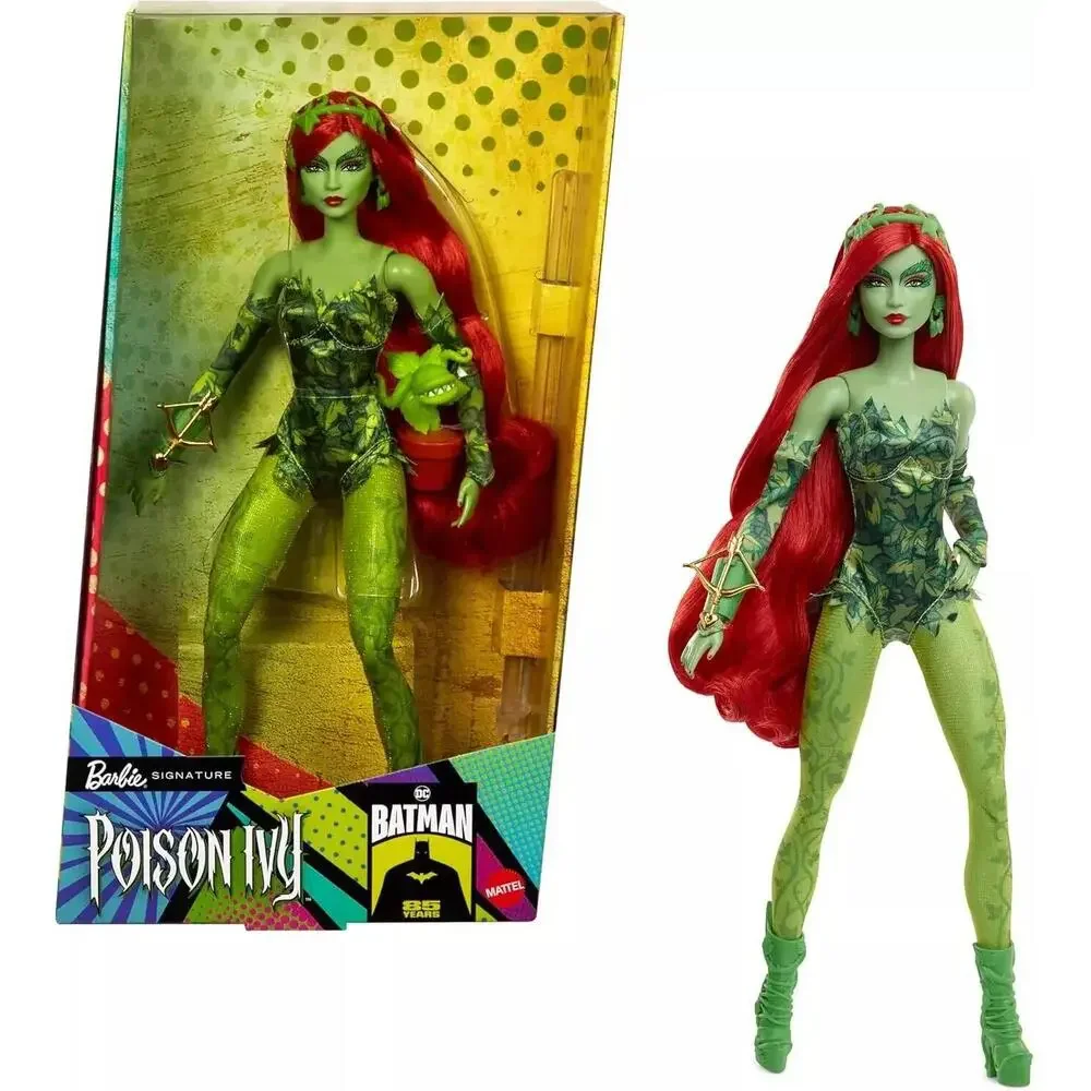 New! Barbie Signature Poison Ivy Collector Doll DC Batman 85th Anniversary HRM51